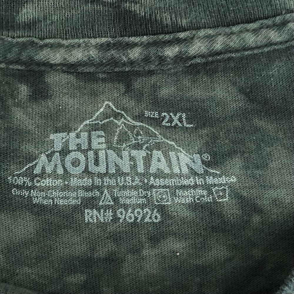 The Mountain Gorilla Face Tie Dye Tee Sz 2XL - Picture 4 of 6